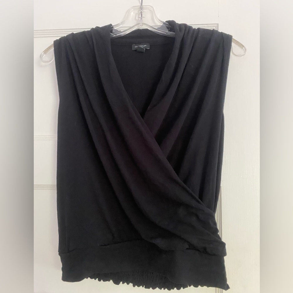 Ann Taylor Black Blouse